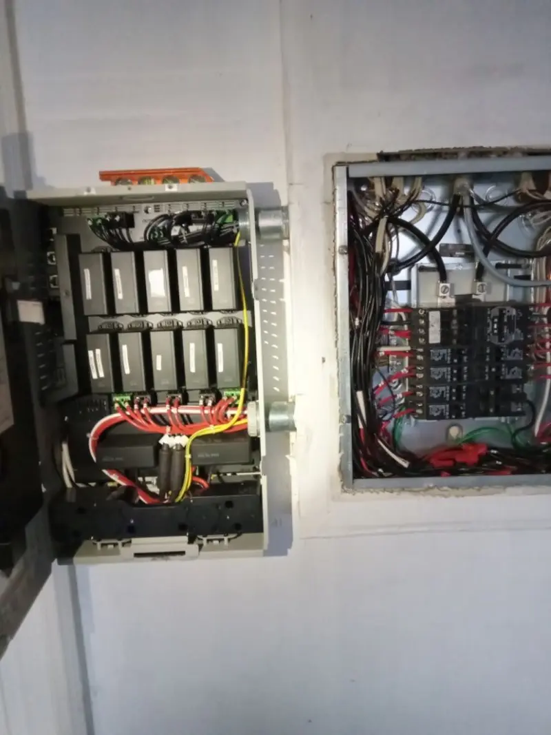 Electrical panel upgrade completed for Security Camera Wiring in St. Petersburg